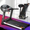 Electric Treadmill 45cm Incline Running Home Gym Fitness Machine Black – Model 1