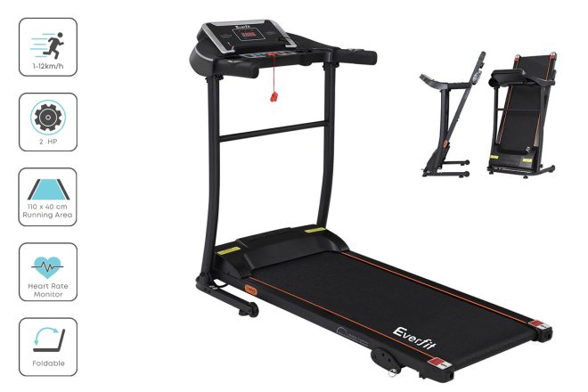 Electric Treadmill Incline Home Gym Exercise Machine Fitness 400mm – Model 1