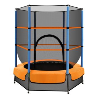 Trampoline 4.5FT Kids Trampolines Cover Safety Net Pad Ladder Gift