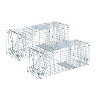 Humane Animal Trap Cage – Silver