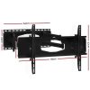 TV Wall Mount Bracket for 32″-80″ LED LCD Full Motion Dual Strong Arms