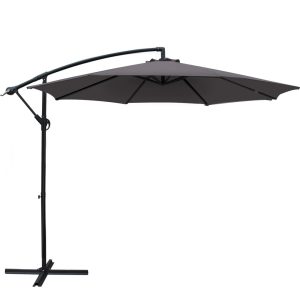 3M Cantilevered Outdoor Umbrella – Charcoal