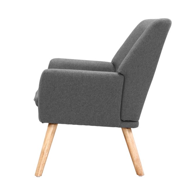 Fabric Dining Armchair – Grey