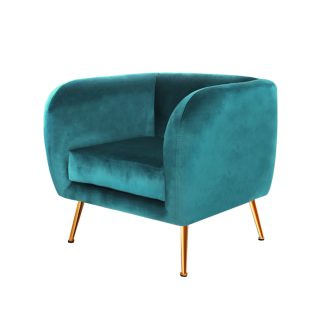 Armchair Lounge Arm Chair Sofa Accent Armchairs Chairs Couch Velvet