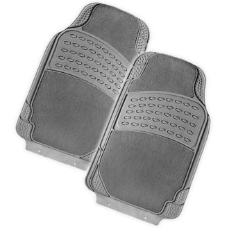 COLOSSUS 2-Piece Car Mat – [Rubber/Carpet]