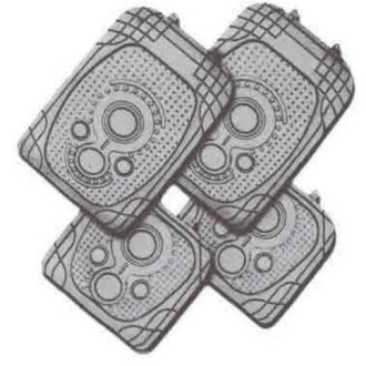 SPECTRUM 4-Piece Car Mat – GREY