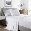 Royal Comfort 2000 Thread Count Bamboo Cooling Sheet Set Ultra Soft Bedding White – KING