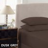 Royal Comfort 1500 Thread Count Cotton Rich Sheet Set 3 Piece Ultra Soft Bedding – DOUBLE, Dusk Grey