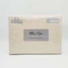 Renee Taylor 1500 Thread Count Pure Soft Cotton Blend Flat & Fitted Sheet Set – KING, Ivory