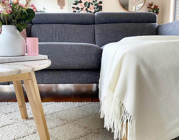 Chiswick Throw – Merino Wool/Cashmere – Ivory