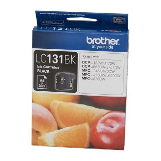 Brother LC-131 Ink Cartridge – DCP-J152W/J172W/J552DW/J752DW/MFC-J245/J470DW/J475DW/J650DW/J870DW – up to 300 pages