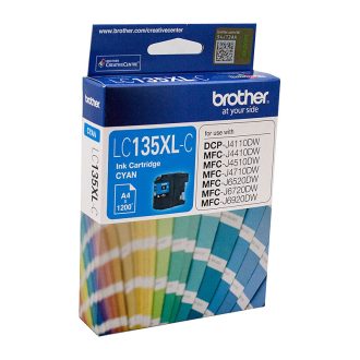 BROTHER LC-135XL Ink Cartridge – MFC-J6520DW/J6720DW/J6920DW and DCP-J4110DW/MFC-J4410DW/J4510DW/J4710DW – up to 1200 pages