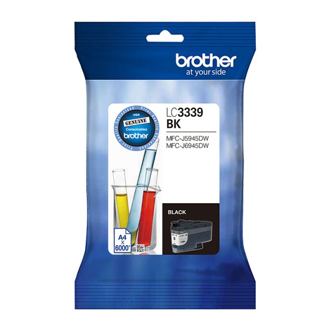 BROTHER LC-3339XL Super High Yield Ink Cartridge to Suit MFC-J6945DW, up to 6000 Pages – Black