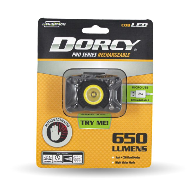 DORCY 650 Lumens Headlamp