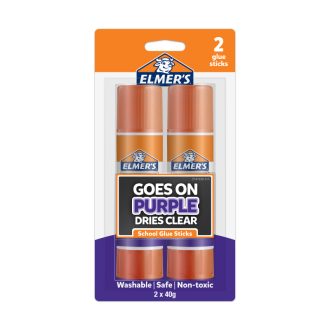 ELMER’S Glue Stick 40G Ppl Pack of 2 Box of 6