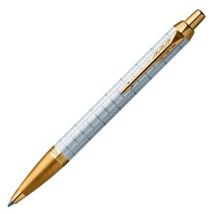 PARKER IM Premium Ballpoint Pen – Pearl with Gold Trim