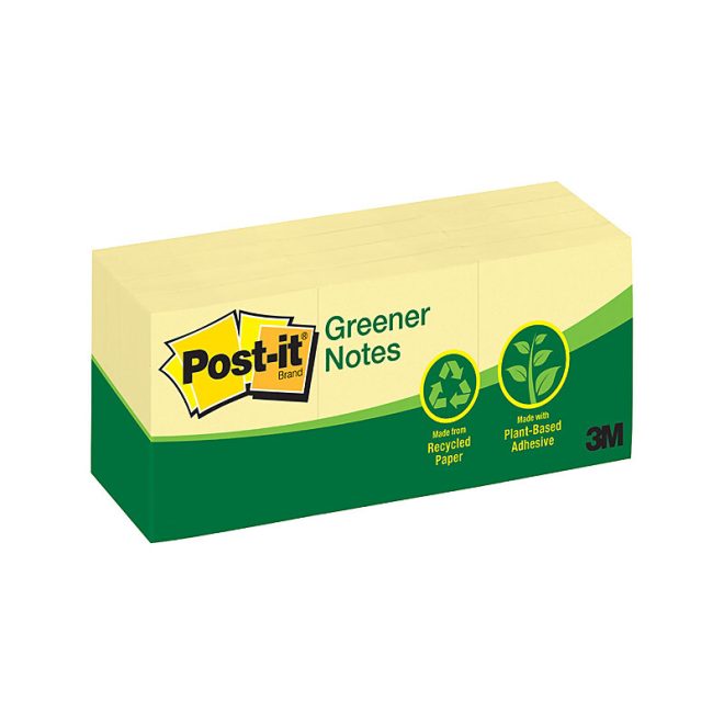 POST-IT Note 653-RP Yellow 35X48 Pack of 12