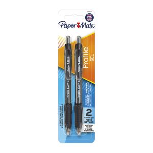 PAPER MATE Profile Pen 0.7 Pack 2 Box of 6 – Black