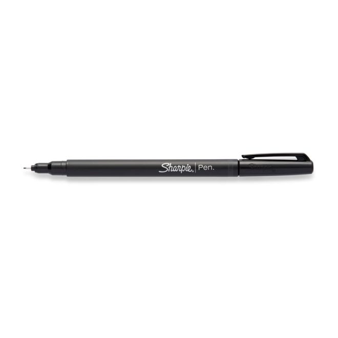 SHARPIE Fineliner Pen Box of 12 – Black