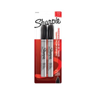 SHARPIE Metal Bullet Pack of 2 Black