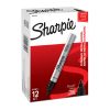 SHARPIE Metal Finish Permanent Marker Bullet Tip Box of 12 – Black