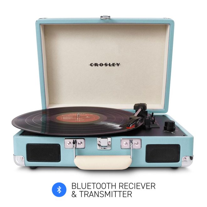 CROSLEY Crosley Cruiser – Bluetooth Portable Turntable – Turquoise