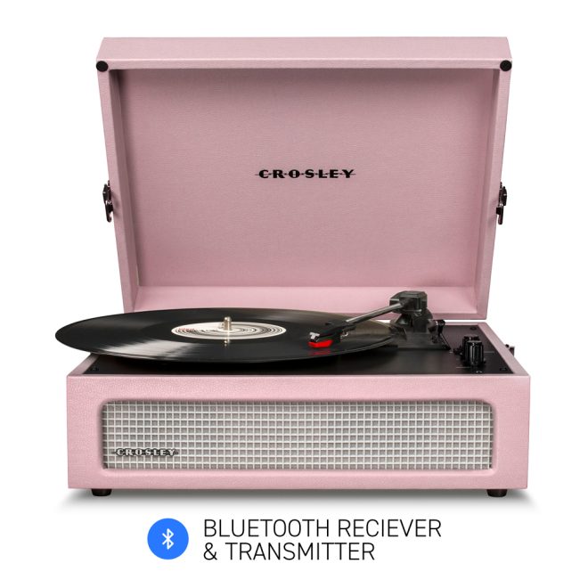 CROSLEY Crosley Voyager – Bluetooth Portable Turntable – Amethyst