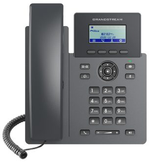 GRANDSTREAM GRP2601P 2 Line IP Phone, 2 SIP Accounts, 132×48 Screen, HD Audio, Powerable Via POE