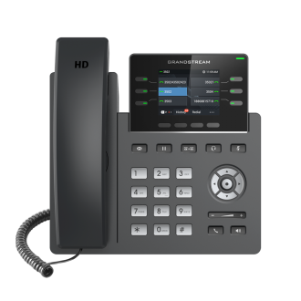 GRANDSTREAM GRP2613 6 Line IP Phone, 3 SIP Accounts, 320×240 Colour Screen, HD Audio, Powerable Via POE