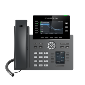 GRANDSTREAM GRP2616 6 Line IP Phone, 6 SIP Accounts, 480×272 Colour Screen, HD Audio, Integrated Bluetooth+WiFi, Powerable Via POE