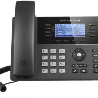 GRANDSTREAM GXP1782 8 Line IP Phone, 4 SIP Accounts, 200×80 Pixel Backlit Display, HD Audio, Dual-Switched Gigabit Port, Powerable Via POE