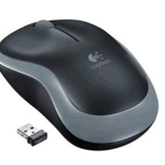 Logitech M185 Wireless Mouse Nano Receiver Grey 1-year battery life Logitech Advanced 2.4 GHz wireless connectivity