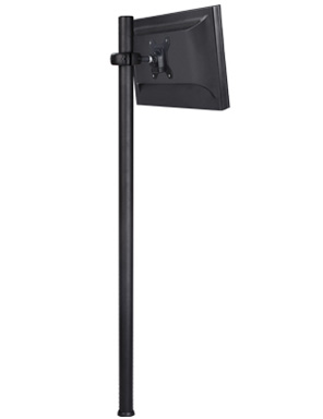 Atdec Spacedec Display Donut Pole 1150mm Black – POS display mount – includes one QuickShift Donut