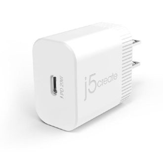 J5create JUP1420 20W PD USB-C Wall Charger for iPhone 12 & other smartphones/Tablets