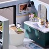 Dollhouse Miniature with Furniture Kit Plus Dust Proof and Music Movement – Cozy time  (Valentine’s Day Gift Idea)