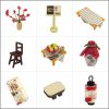 Dollhouse Miniature with Furniture Kit Plus Dust Proof and Music Movement – Asia (1:24 Scale Creative Room Idea)