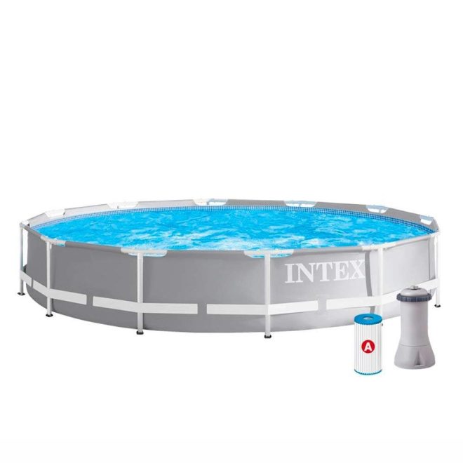 INTEX PRISM FRAME PREMIUM POOL SET – 3.66×0.76 m