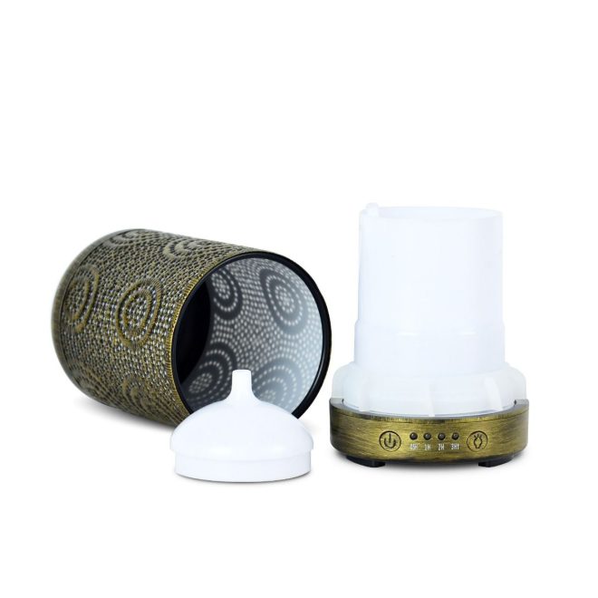 activiva 100ml Metal Essential Oil and Aroma Diffuser – Gold