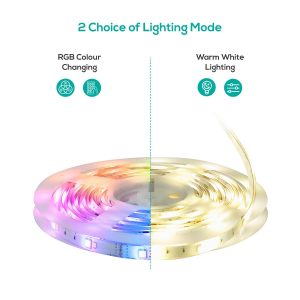 activiva IP65 Smart RGB & Warm White LED Strip Lights – 5M