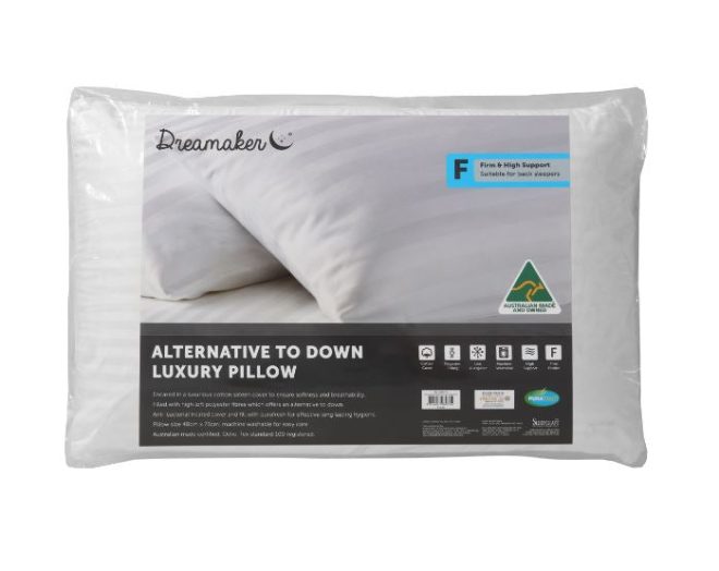 Dreamaker Alternative to Down Pillow Firm