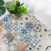 10PCS Tile Set Hexagon Decoration Decal Self-adhesive Oil-proof And Waterproof Wall Stickers – Multicolour 1