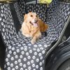 Waterproof Pet Car Seat Cover Hammock With Mesh Window – Black