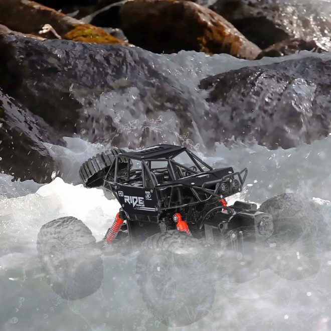 Remote Control Amphibious Car. – Black