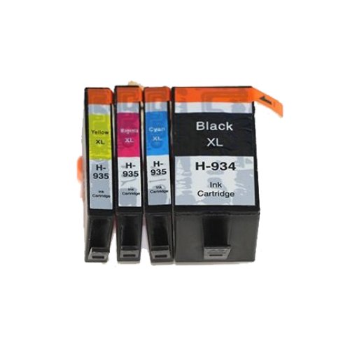 Compatible Premium Ink Cartridges 934XL / 935XL  Ink Set of 4 (Bk/C/M/Y) – for use in HP Printers