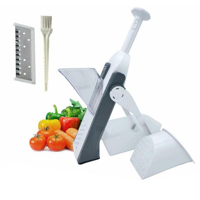 4In1 Multifunctional Kitchen Chopping Artifact Vegetable Slicer Food Chopper – Grey