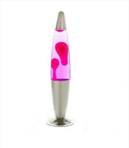 Peace Motion Lamp – Silver and Pink