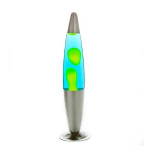 Peace Motion Lamp – Silver and Yellow and Blue