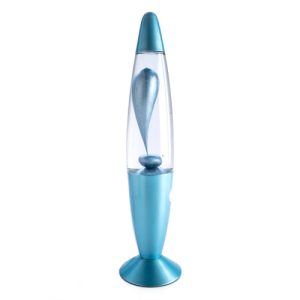 Metallic Peace Lava Lamp – Blue