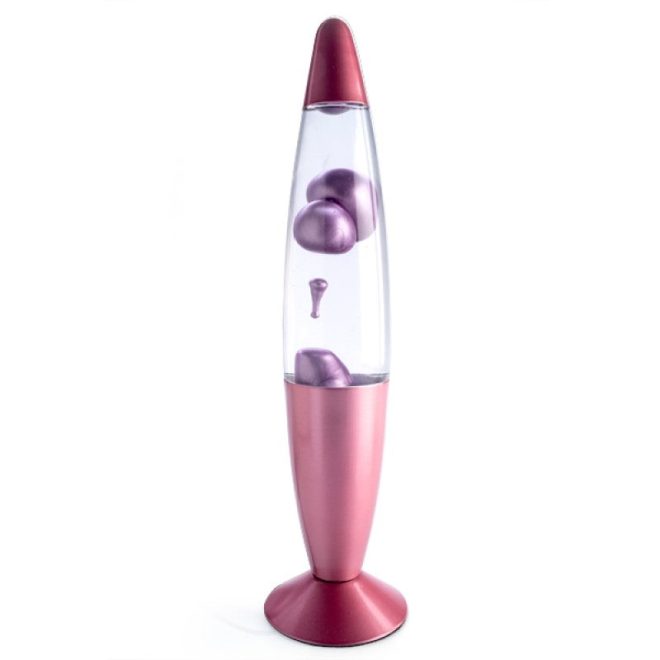 Metallic Peace Lava Lamp – Pink