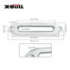 X-BULL 8000-13000LBS Aluminium Hawse Fairlead Universal Winch Dyneema Rope 4WD